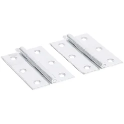 2 charnières en acier 60x35 mm