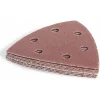 9 patins abrasifs en Corindon pour ponceuses vibrantes - 93 x 93 mm
