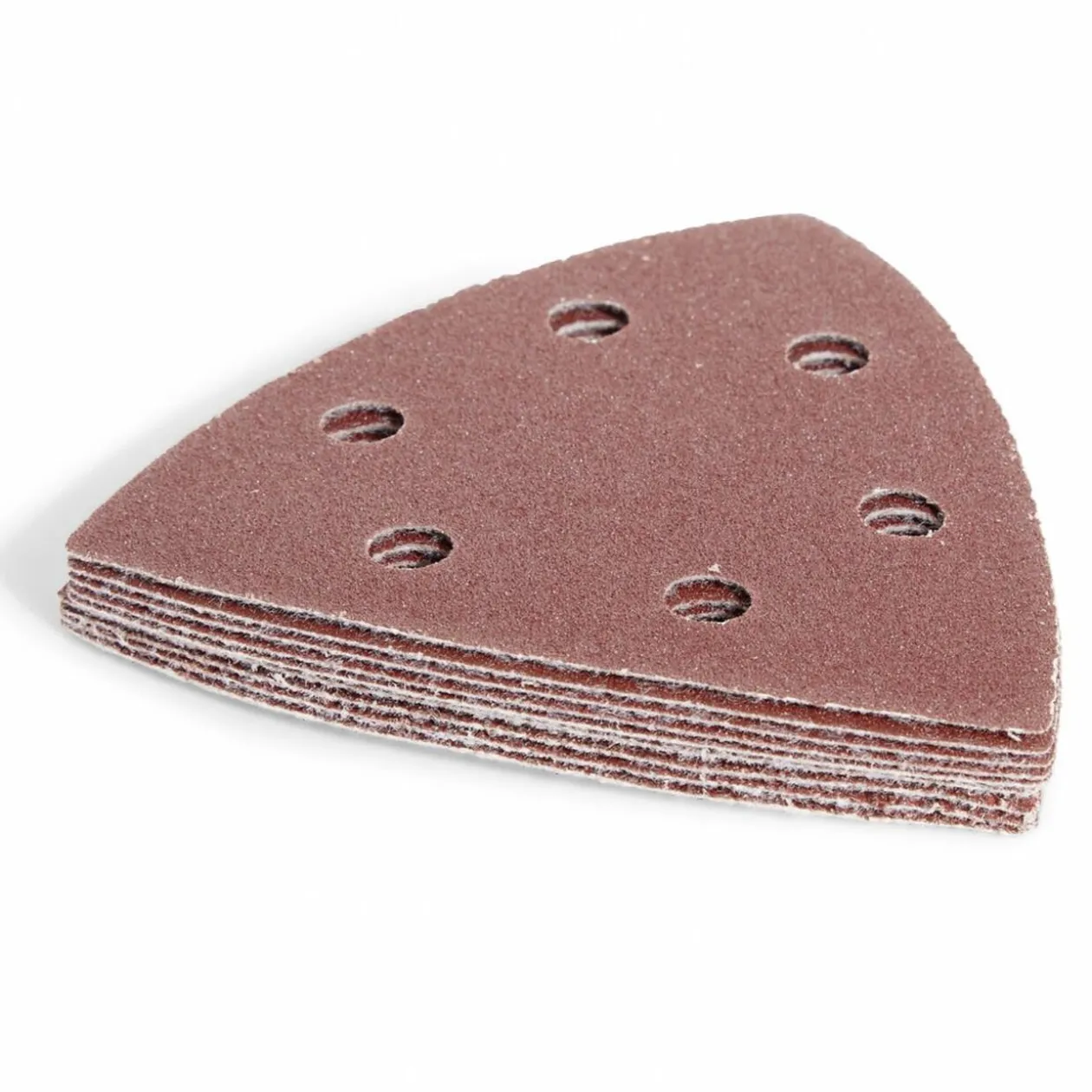 9 patins abrasifs en Corindon pour ponceuses vibrantes - 93 x 93 mm