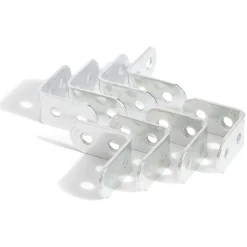 8 équerres de chaise acier zingué - 30x2 mm