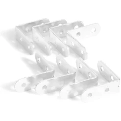 8 équerres de chaise acier zingué - 40x2 mm