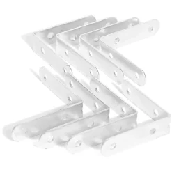 8 équerres de chaise acier zingué - 60x2 mm