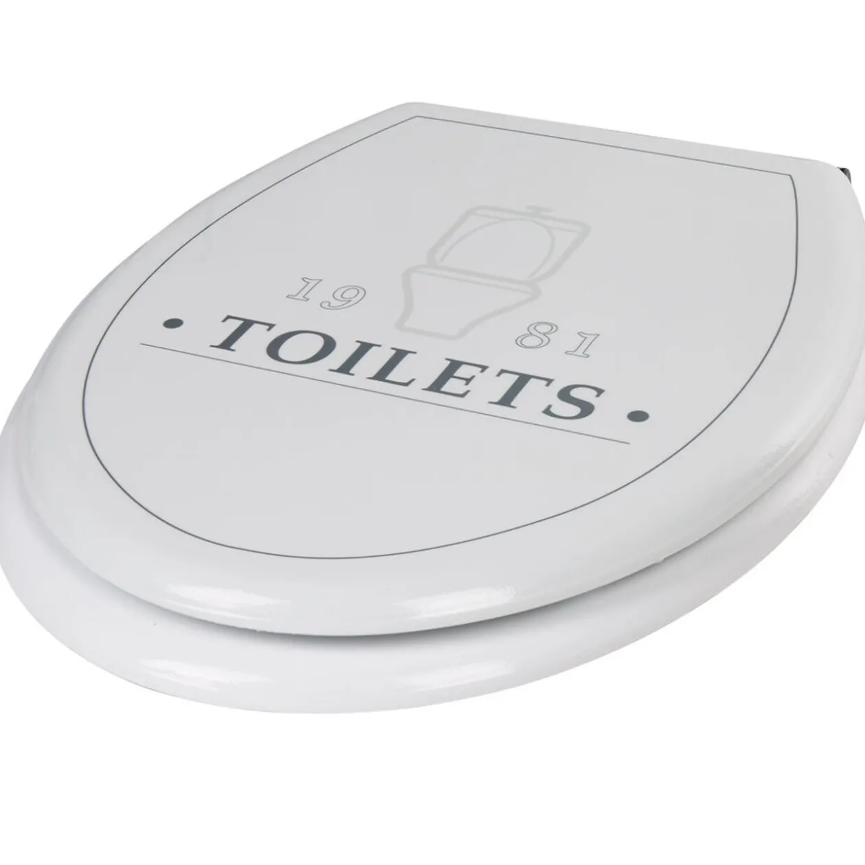 Abattant WC 1981 TOILETS plastique blanc frein de chute