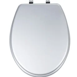Abattant WC argenté uni