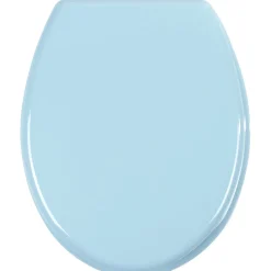 Abattant WC bleu uni