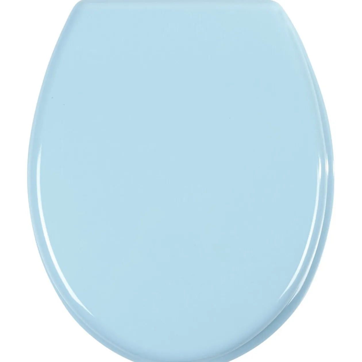 Abattant WC bleu uni