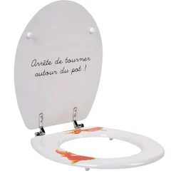 Abattant WC design poisson rouge