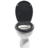 Abattant WC gris foncé
