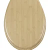 Abattant WC imitation bambou