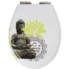 Abattant WC motif Bouddha design zen