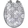 Abattant WC motif carreaux de ciment