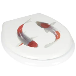 Abattant WC motif poisson