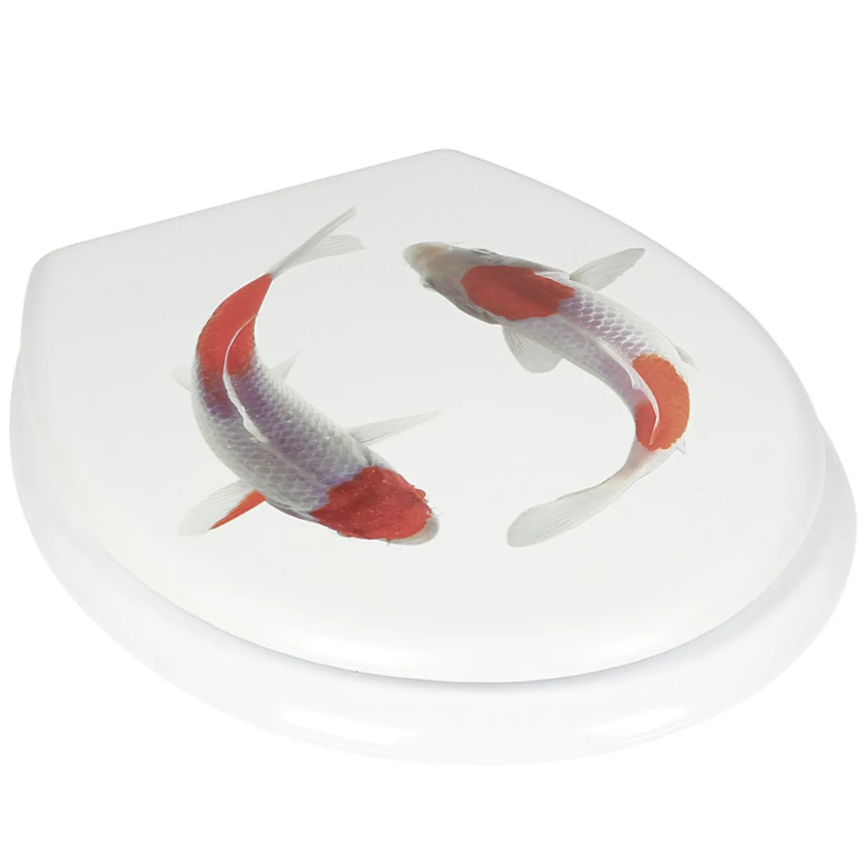 Abattant WC motif poisson