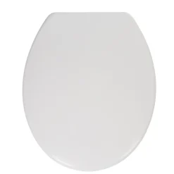 Abattant WC plastique duroplast blanc frein de chute