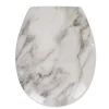 Abattant WC plastique duroplast style marbre frein de chute