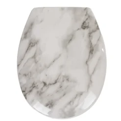 Abattant WC plastique duroplast style marbre frein de chute