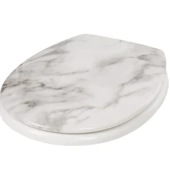 Abattant WC plastique duroplast style marbre frein de chute