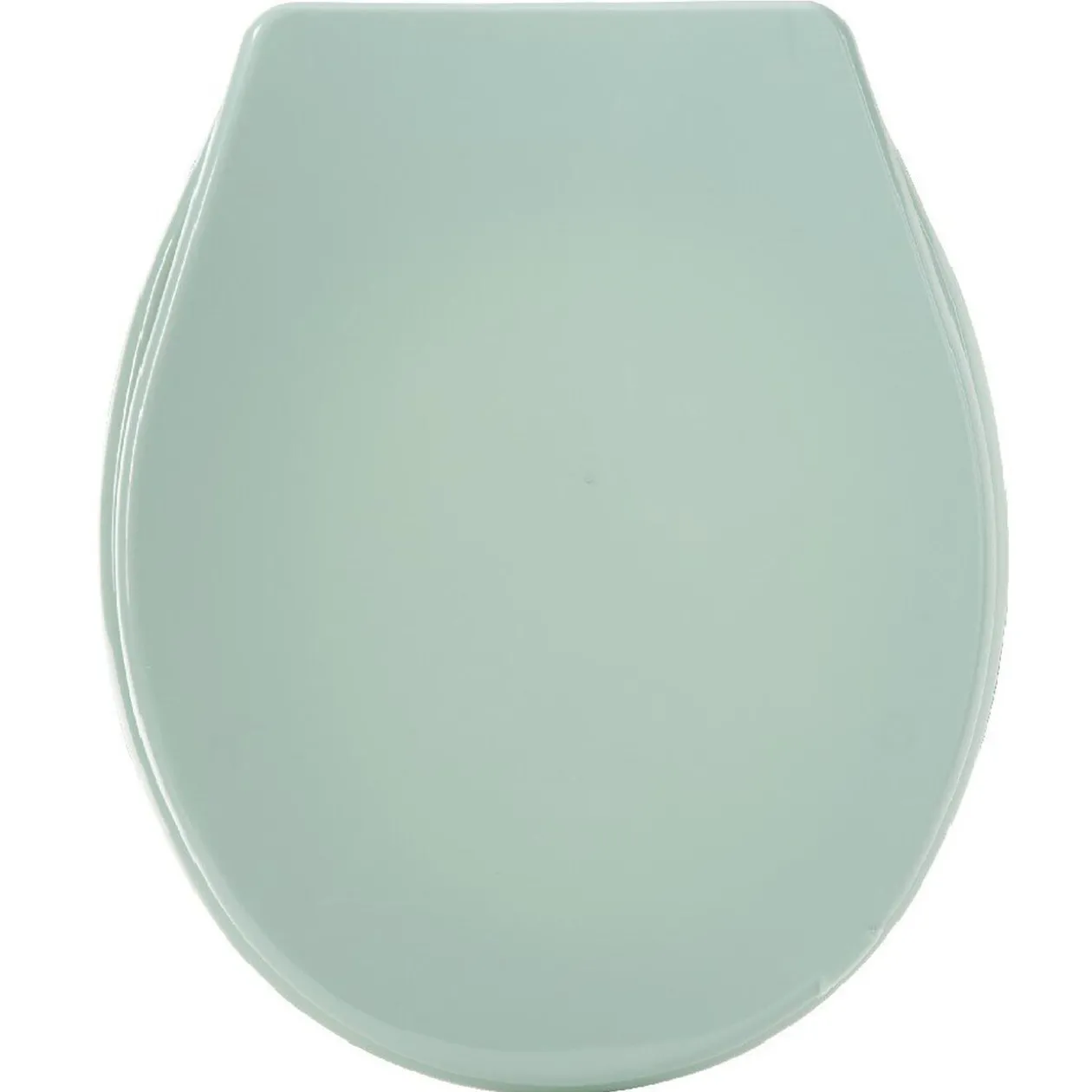 Abattant WC plastique uni vert d'eau