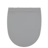 Abattant WC plat uni gris
