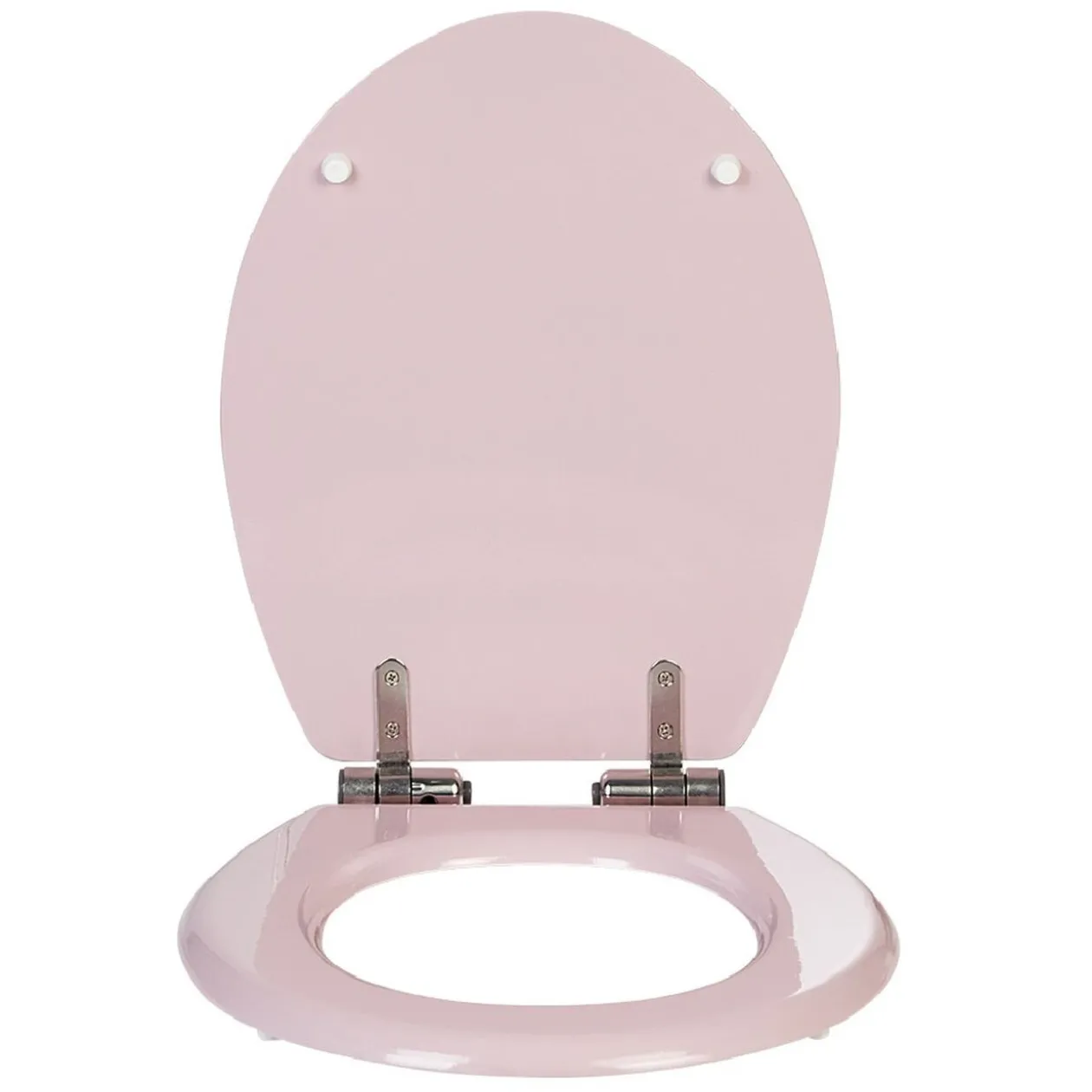 Abattant WC uni rose frein de chute