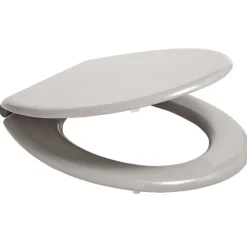 Abattant WC uni taupe avec frein de chute