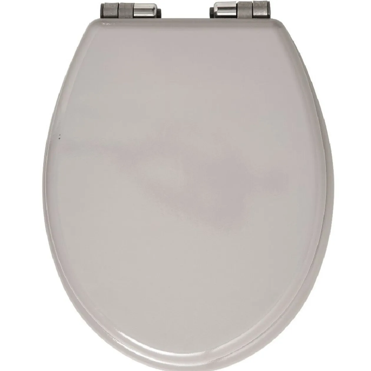 Abattant WC uni taupe avec frein de chute