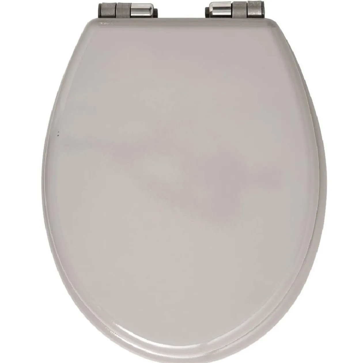Abattant WC uni taupe avec frein de chute