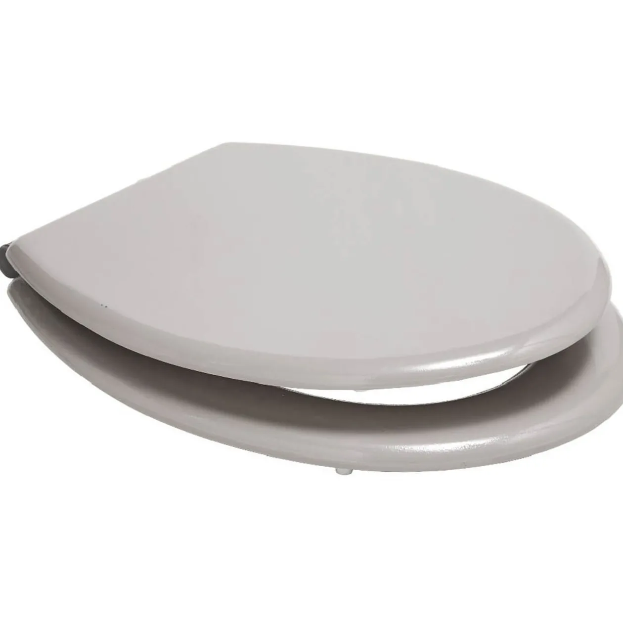 Abattant WC uni taupe avec frein de chute