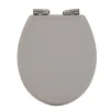 Abattant wc universel ajustable en bois gris