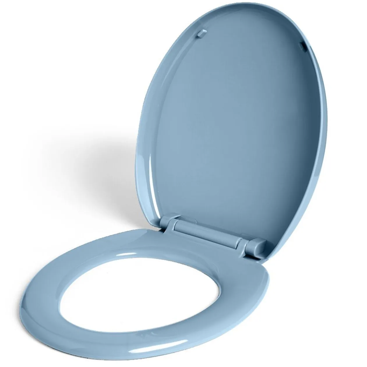 Abattant WC universel avec frein de chute 37x43cm bleu