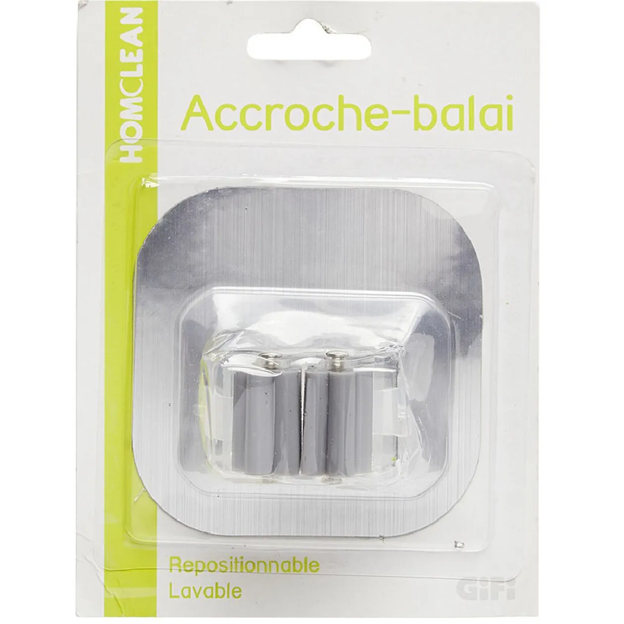 Accroche balai plastique collable