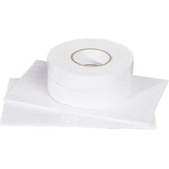Adhésif double face rouleau L200cm x2 et planche adhésive à découper