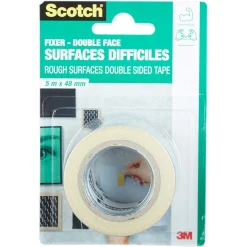 Adhésif double face Scoth surface difficile