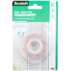 Adhésif double face Scoth transparent