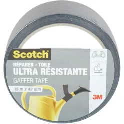 Adhésif toile Scotch large ultra résistant noir