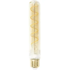 Ampoule déco ambrée tube E27