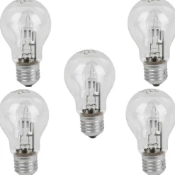 Ampoule halogène E27 42 Watts A55 x5
