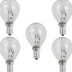 Ampoule halogène E14 28 Watts G45 x5