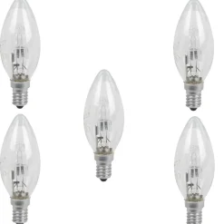 Ampoule halogène E14 28 Watts C35 x5
