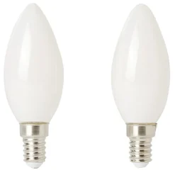 Ampoule LED C35 E14 40W x2
