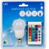 Ampoule LED E14 G45 couleurs changeantes