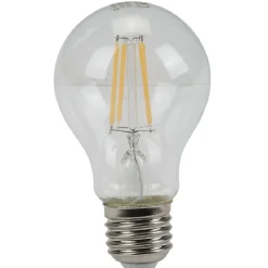 Ampoule LED filament clair 60W culot E27 Homday Lights x 3