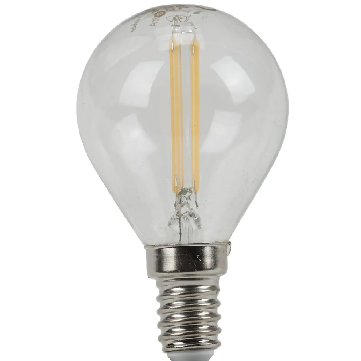 Ampoule LED filament clair 20W culot E14 Homday Lights x 3