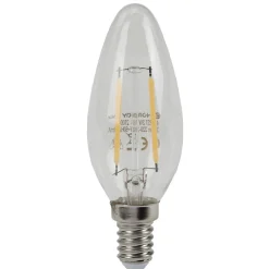 Ampoule LED filament clair 20W culot E14 Homday Lights x 3