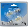 Ampoule LED filament Homday E14 G45 lumière chaude 470lms x2