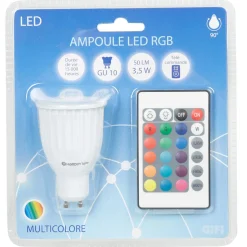 Ampoule LED GU10 couleurs changeantes