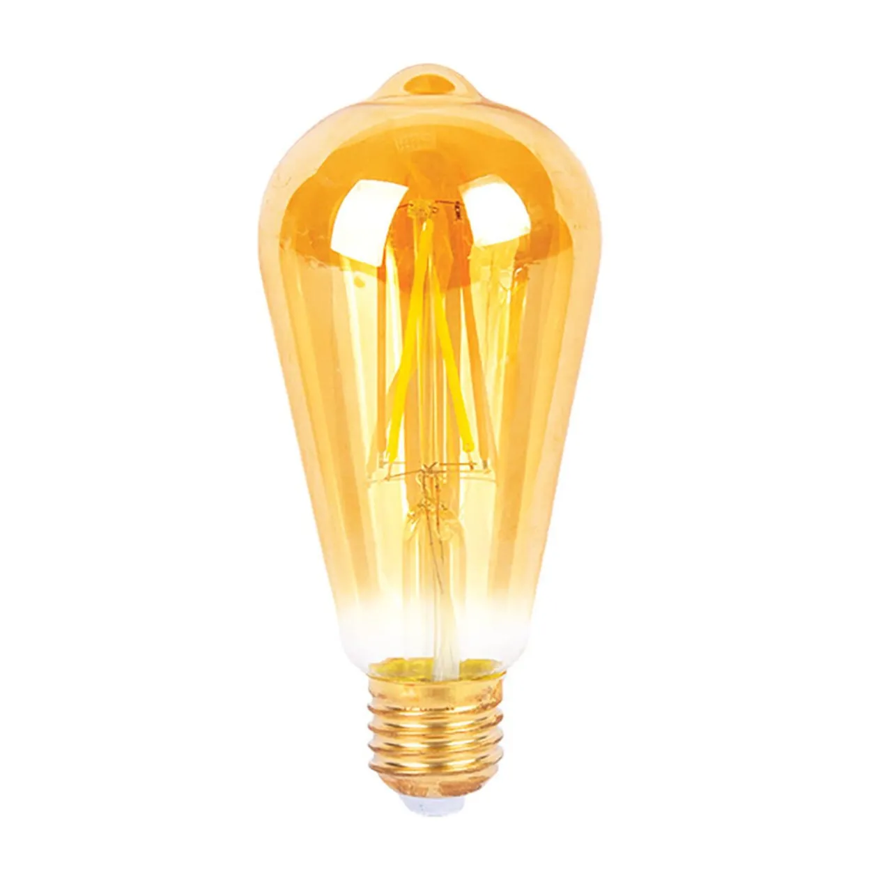 Ampoule longue ambrée LED connectée E27 40 W