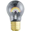 Ampoule USB rechargeable filament LED arc-en-ciel multicolore Ø7xH12cm