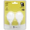 AMPOULE X2 LED E14 P45 BC