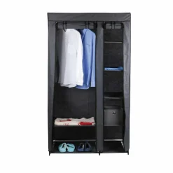 Armoire avec penderie et étagères